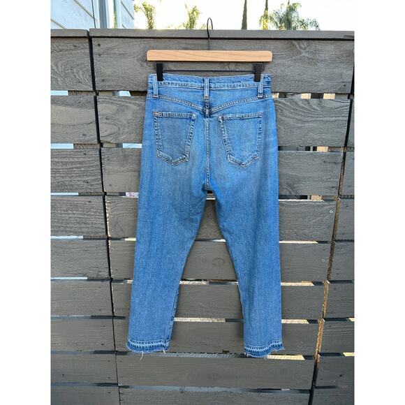 AO LA Alice + Olivia Los Angeles Women's Jeans Button‎ Fly sz 28 with Raw Hem - Picture 6 of 9